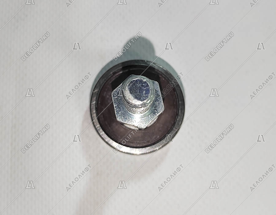 Ролик поручня, 37х12 мм, подшипник 6301RS, M10, с осью - 50 мм