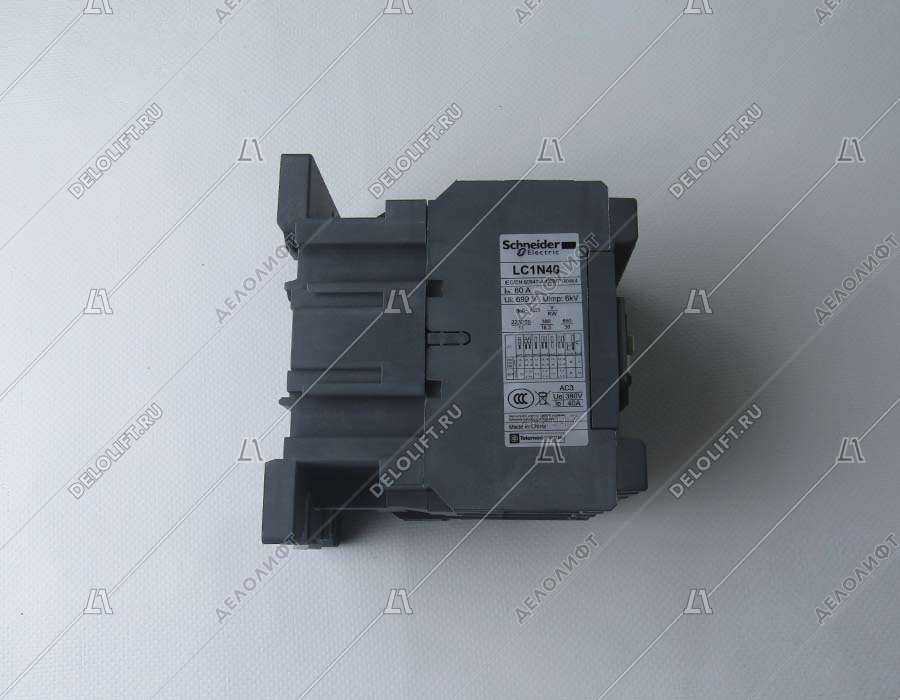 Контактор, LC1N40M5N, EasyPack TVS, 3п, 220В, 40А, 50Гц