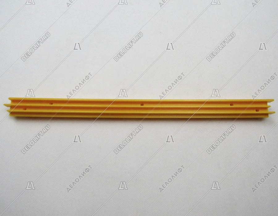 Демаркационная линия, L - 400 мм, W - 25 мм, H - 25 мм, правая, пластик, желтая