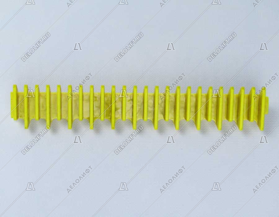 Демаркационная линия, 506 NCE, L - 183 мм, 22 зубца, фронтальная, желтая