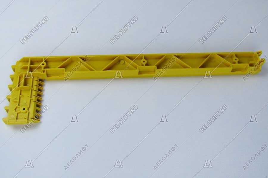 Демаркационная линия, 9300, L - 402 мм, левая, пластик, желтая
