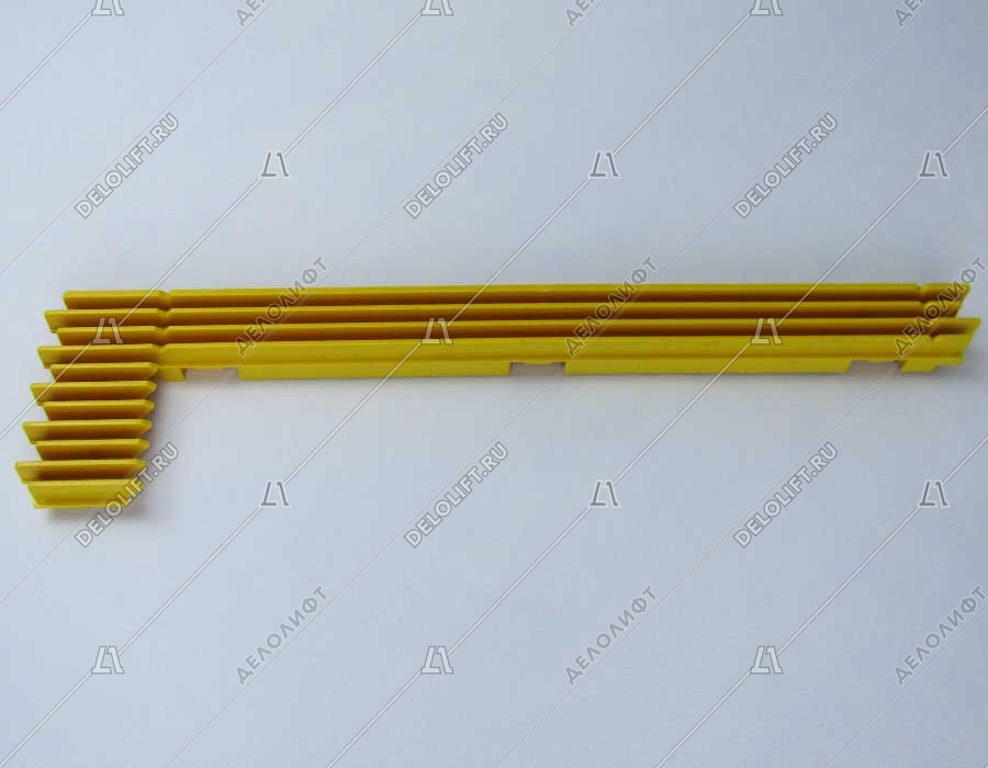 Демаркационная линия, 9300, L - 402 мм, правая, пластик, желтая