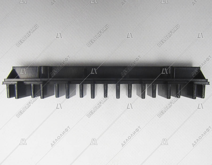 Демаркационная линия, L - 155 мм, центральная, пластик, черная