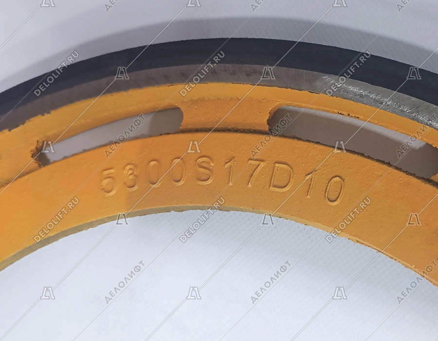 Колесо привода поручня, D - 497 мм, W - 30 мм, d отверстия - 10 мм, 3 отверстия, с резьбой